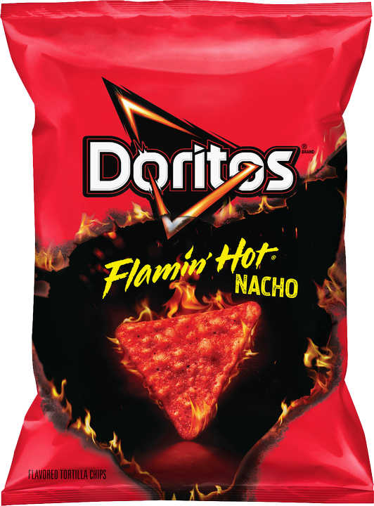 Totopos DORITOS® Flamin Hot® sabor nachos