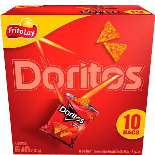 DORITOS® Nacho Cheese Flavored Tortilla Chips 10 Multi-Pack