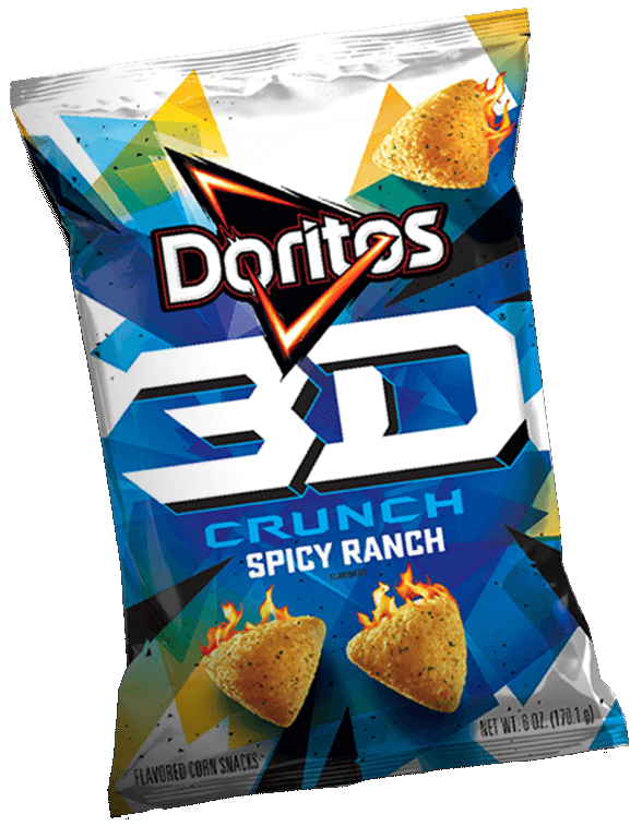 Doritos 3D Crunch Spicy Ranch Flavored