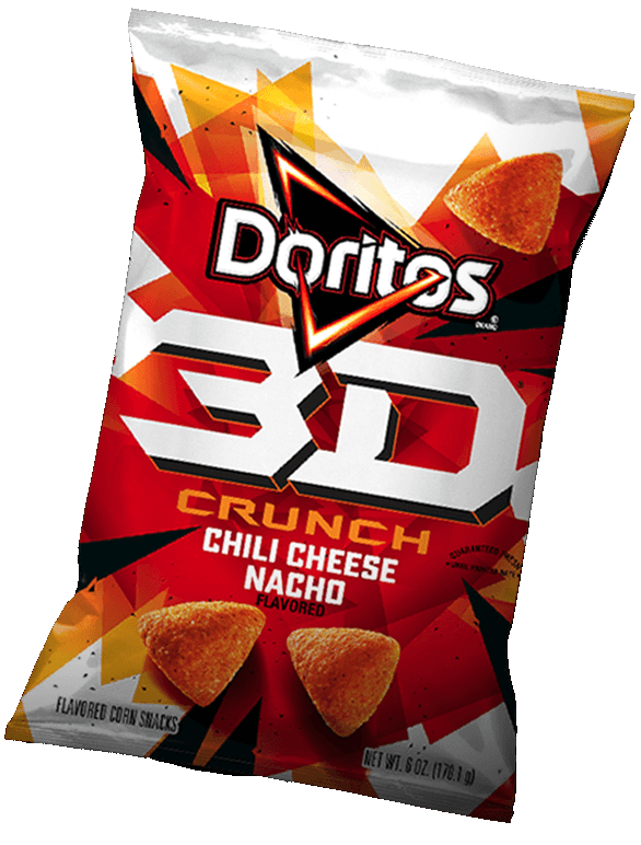 Doritos 3D Crunch Chili Cheese Nacho Flavored
